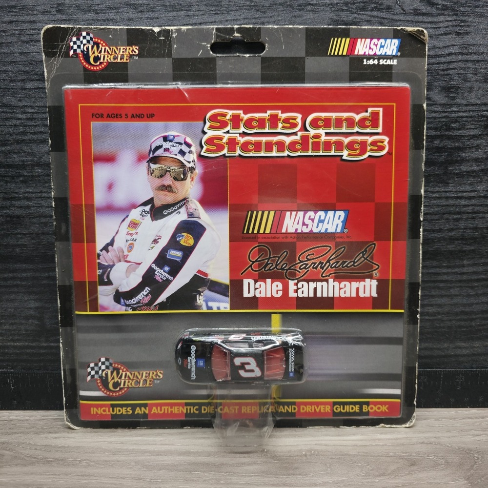 VINTAGE DALE EARNHARDT 1999 DIE-CAST  REPLICA CAR 1:64 SCALE & DRIVER GUIDE BOOK